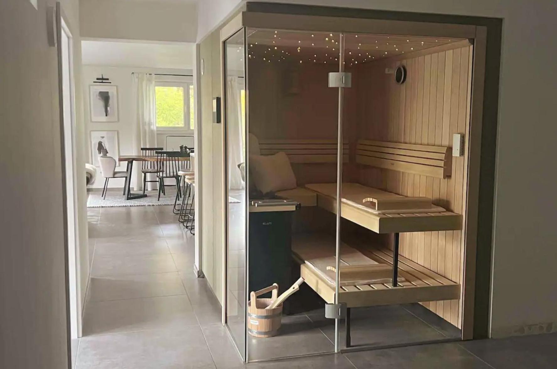 The Forest Retreat- Luxurioese Ferienwohnung Mit Privater Sauna แวร์เมลสเคียร์เคน ภายนอก รูปภาพ