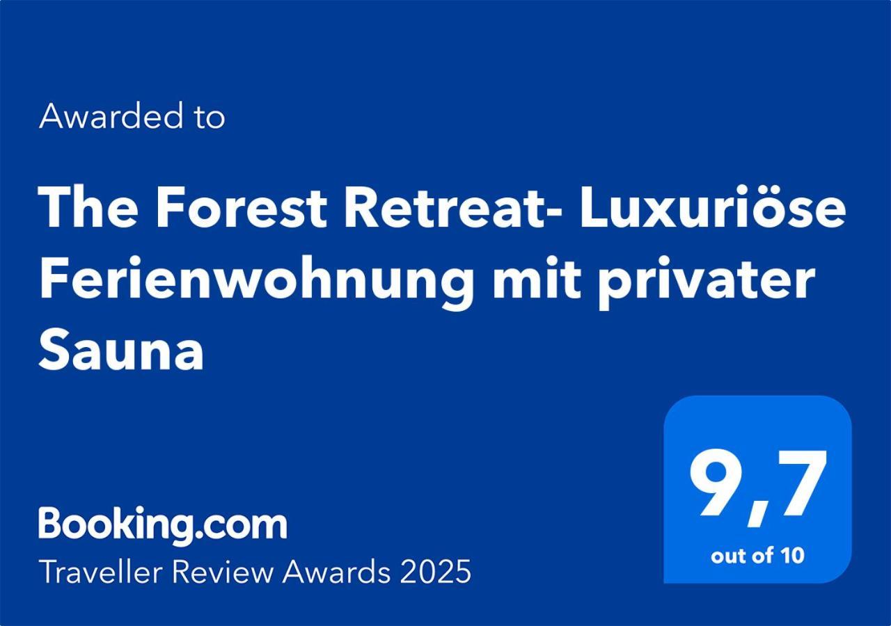 The Forest Retreat- Luxurioese Ferienwohnung Mit Privater Sauna แวร์เมลสเคียร์เคน ภายนอก รูปภาพ
